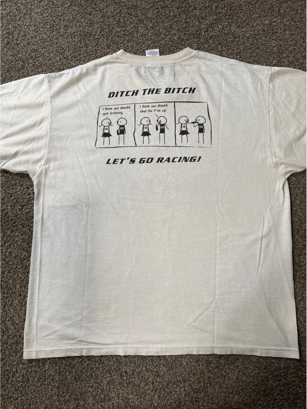 Vintage 2008 Ditch The B** Brickyard Rocks Tee | Size XL